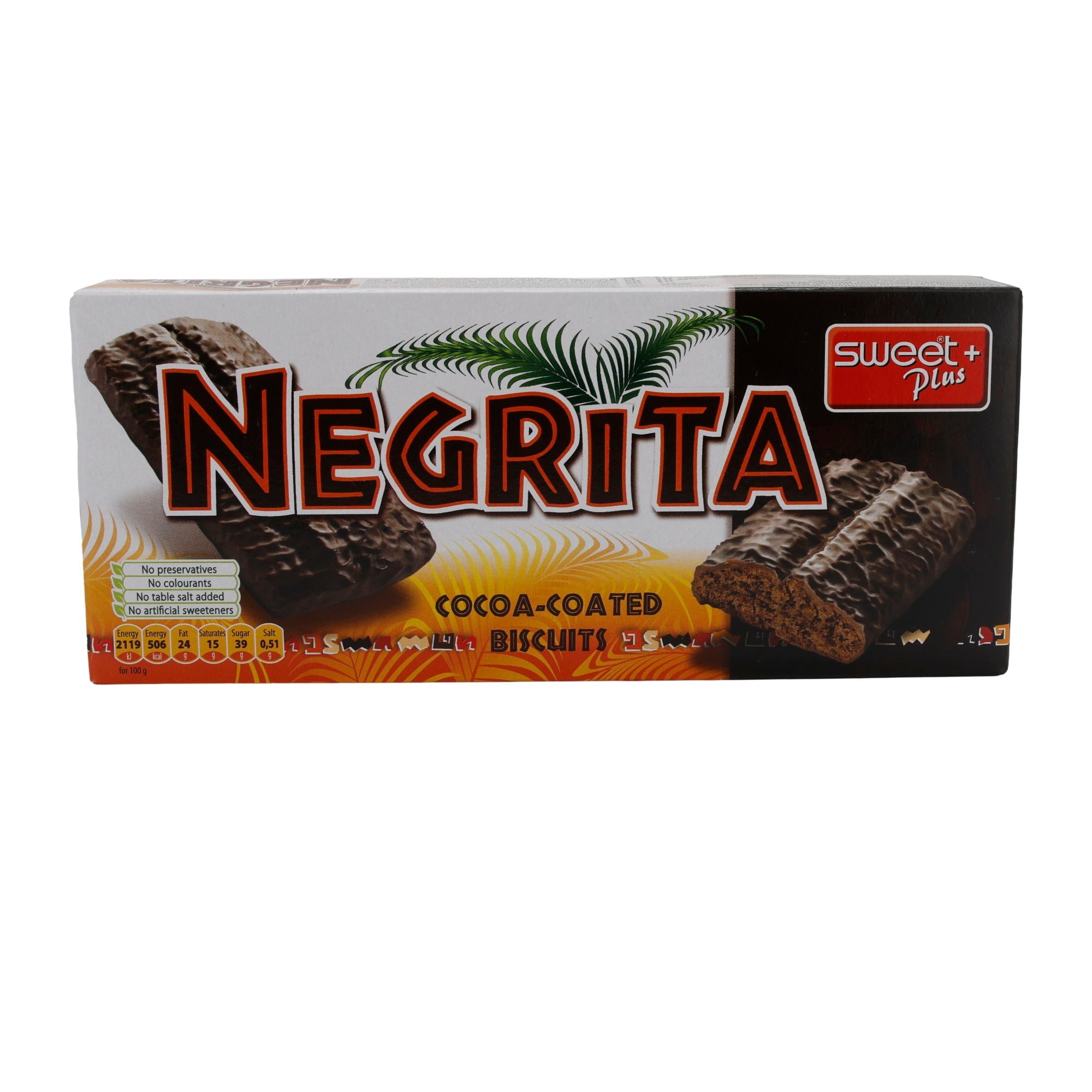 Kekse Sweet Plus | Negrita | Knusprig, mit Kakaoglasur | 150 g SWEET PLUS